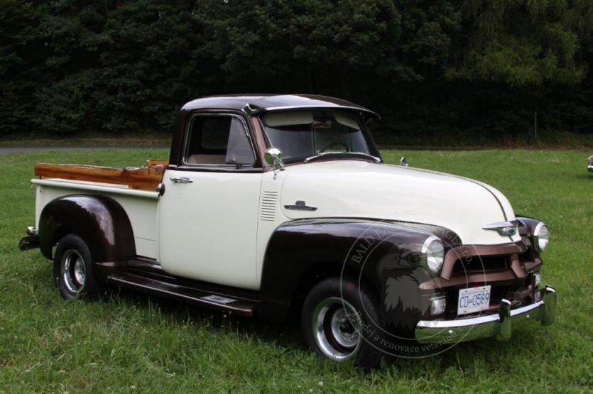 Veterán Chevrolet 3100 1954 po renovaci