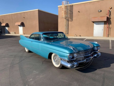 Veterán Cadillac de Ville Coupe 1959