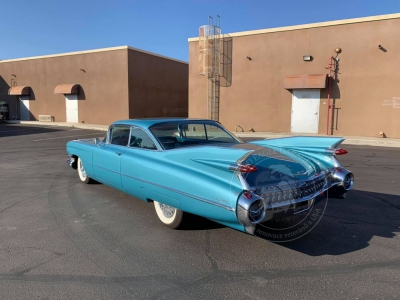 Veterán Cadillac de Ville Coupe 1959