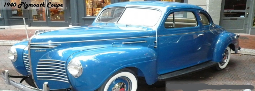 Veterán Plymouth Business Coupe 1940