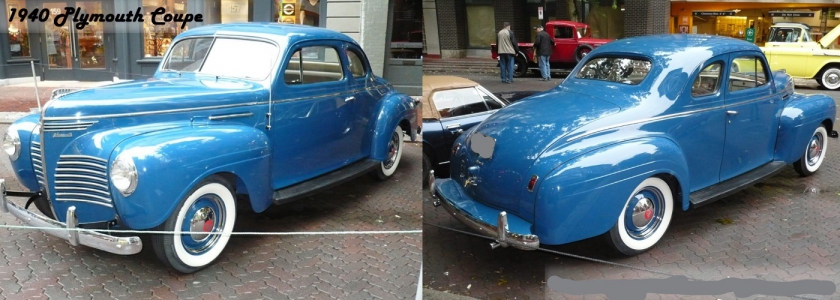 Veterán Plymouth Business Coupe 1940